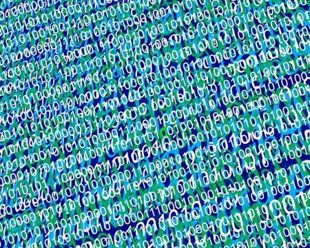 Background of binary code イラスト素材