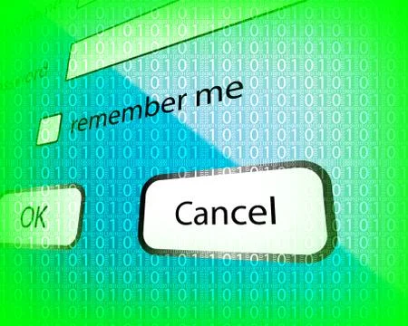 Background of binary code Stock Illustration