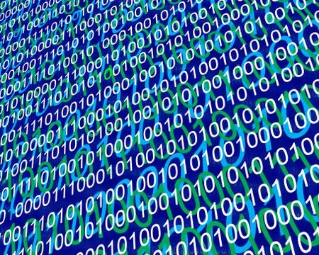 Background of binary code 스톡 일러스트