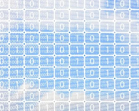 Background of binary code 스톡 일러스트