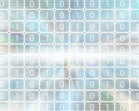 Background of binary code イラスト素材