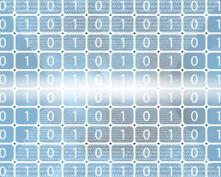 Background of binary code 스톡 일러스트