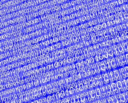 Background of binary code Stockillustratie