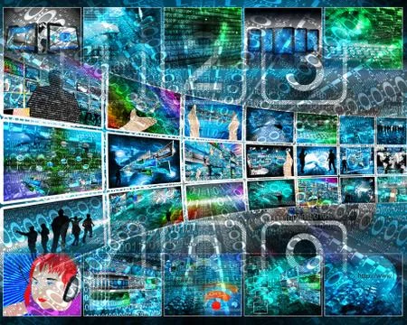 Background of binary code Stock Illustration