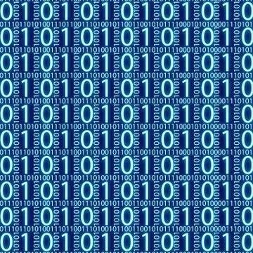 Background of binary code 스톡 일러스트