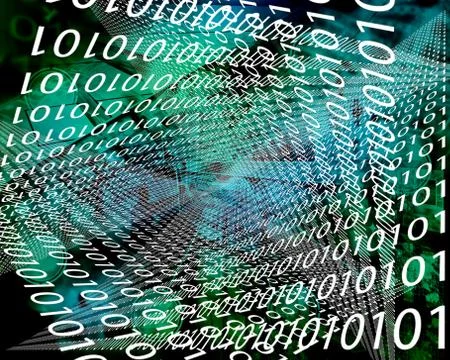 Background binary code イラスト素材