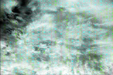 Background binary code 스톡 일러스트