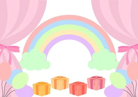 Background with birthday theme Illustrazione stock