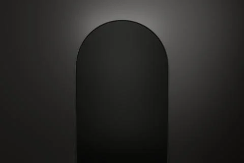 Background black 3d illustration render ramadan, eid and islam concept . Stock Illustration