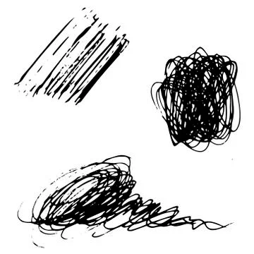 Background black and white abstract texture vector with dark spots, lines and Stock Illustration