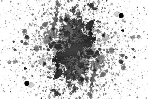 Background of black and white. Abstract pattern of monochrome elements 库存插图