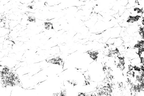 Background of black and white. Abstract monochrome texture pattern of cracks, Stock Illustration
