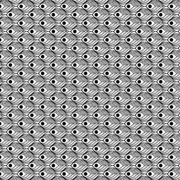 Background black and white feathers pattern vector design Stock Illustration