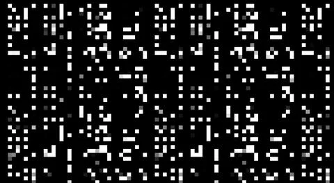 Background black and white pixel abstract illustration Stockillustratie