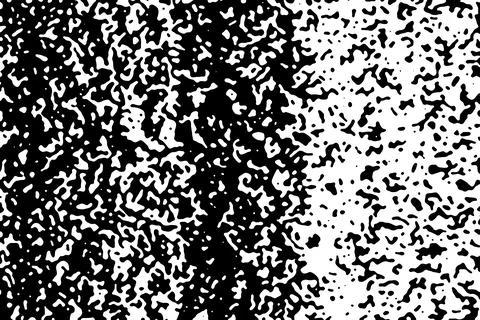 Background with Black and White Streamlined Spots Flowing into each other Stock Illustration