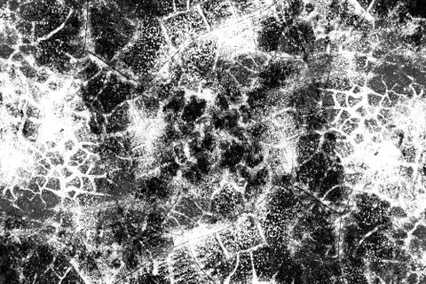 Background of black and white texture. Abstract monochrome pattern of spots,  Stock Illustration