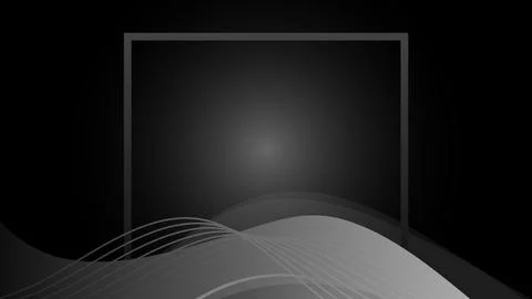 Background black and white of a wave Stock Illustration