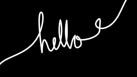 Background black color witn text hand writing ornament Stock-Illustration