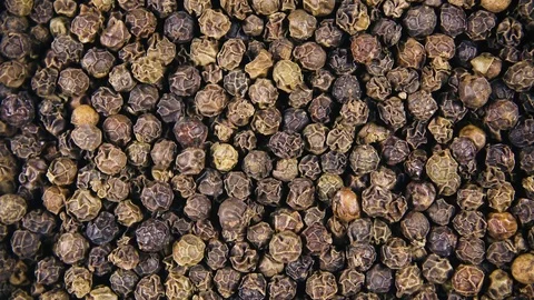 Background black pepper top view | Stock Video | Pond5
