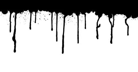 Background with black realistic paint Stock Illustration