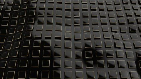 Background with black squares Stock Illustration