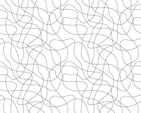 Background with black wave lines Stock Illustration