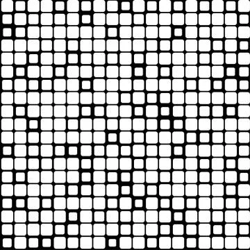 Background of black white mosaic Stock Illustration