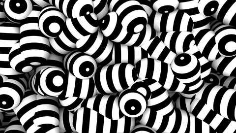 Background with black white shapes capsule Stock Footage 102393765