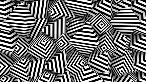 Background with black white shapes pyramid Stock Footage 102419336