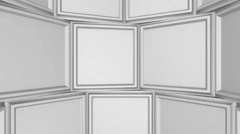 Background with blocks. Seamless loop Stock Footage 54054400