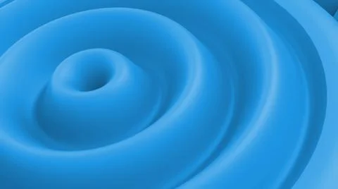 Background blue 4k circular pattern metallic texture illustration 3d rendering Illustrazione stock