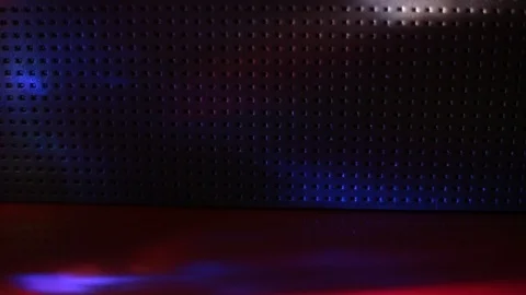 Background of blue and red rays of light that replace each other 스톡 동영상 106089086