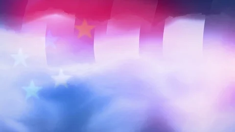 Background blue and violet , abstract star Stock Footage 80401696