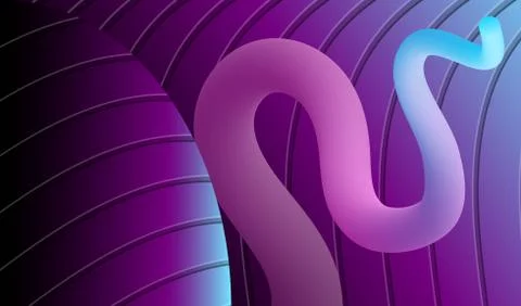 Background with Blue and Violet Illumination. Stock Illustration
