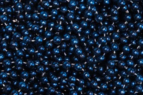 Background of blue beads Stock Photos