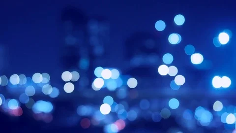 Background Blue Bokeh Stock Footage 79031075