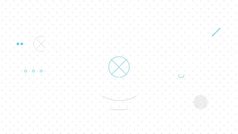 Background with blue circles and lines Stock Footage 231546615