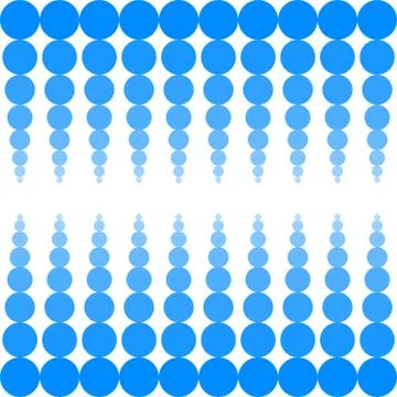 Background with blue circles Stock Illustration