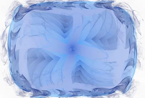 Background blue color on white window Stock Illustration