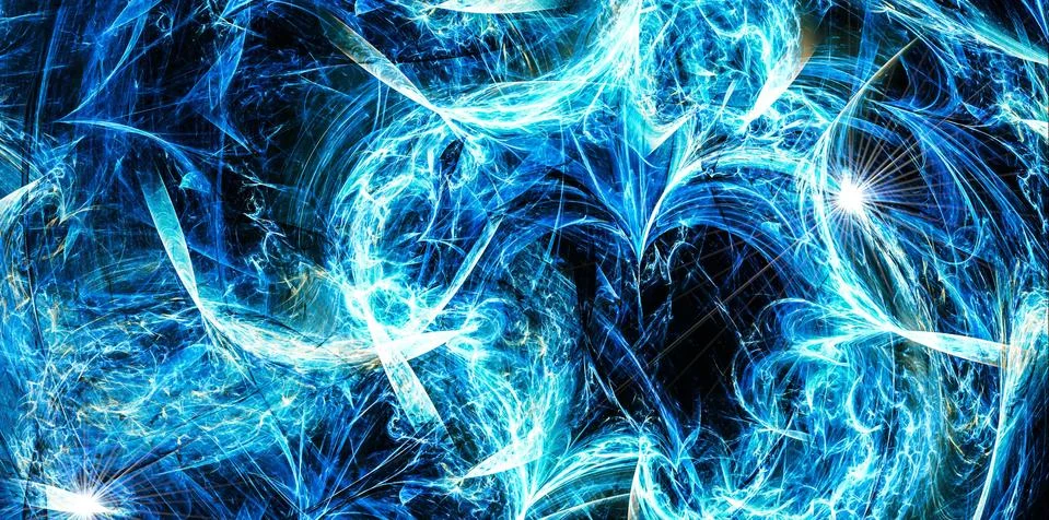 Background with blue crystals Stock Illustration