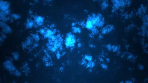 Background of blue dots that gravity down particle Stock Footage 249339855