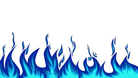 Background with blue fire. Perfect for wallpapers, book covers, posters, ba.. Stock Illustration
