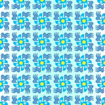 Background with blue fish 스톡 일러스트