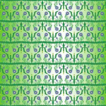 Background with blue flower Illustrazione stock