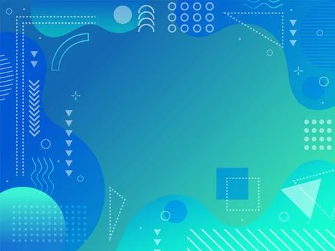Background-Blue Green Combo 库存插图