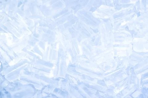 Background of blue ice cubes Stock Photos