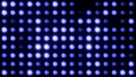 Background of blue LED bulbs Stock Footage 112835549