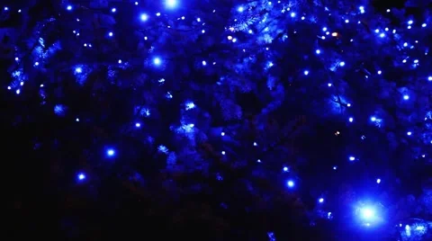 Background of blue lights Video stock 50375017