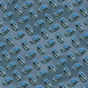 Background of a blue metallic floor with a pattern イラスト素材