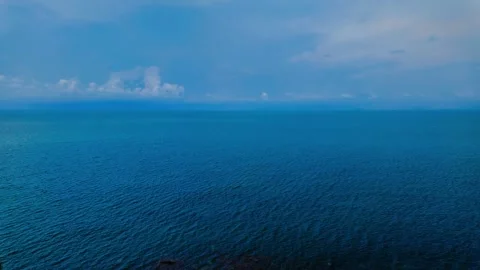 Background of the blue ocean water. 動画素材 274891194